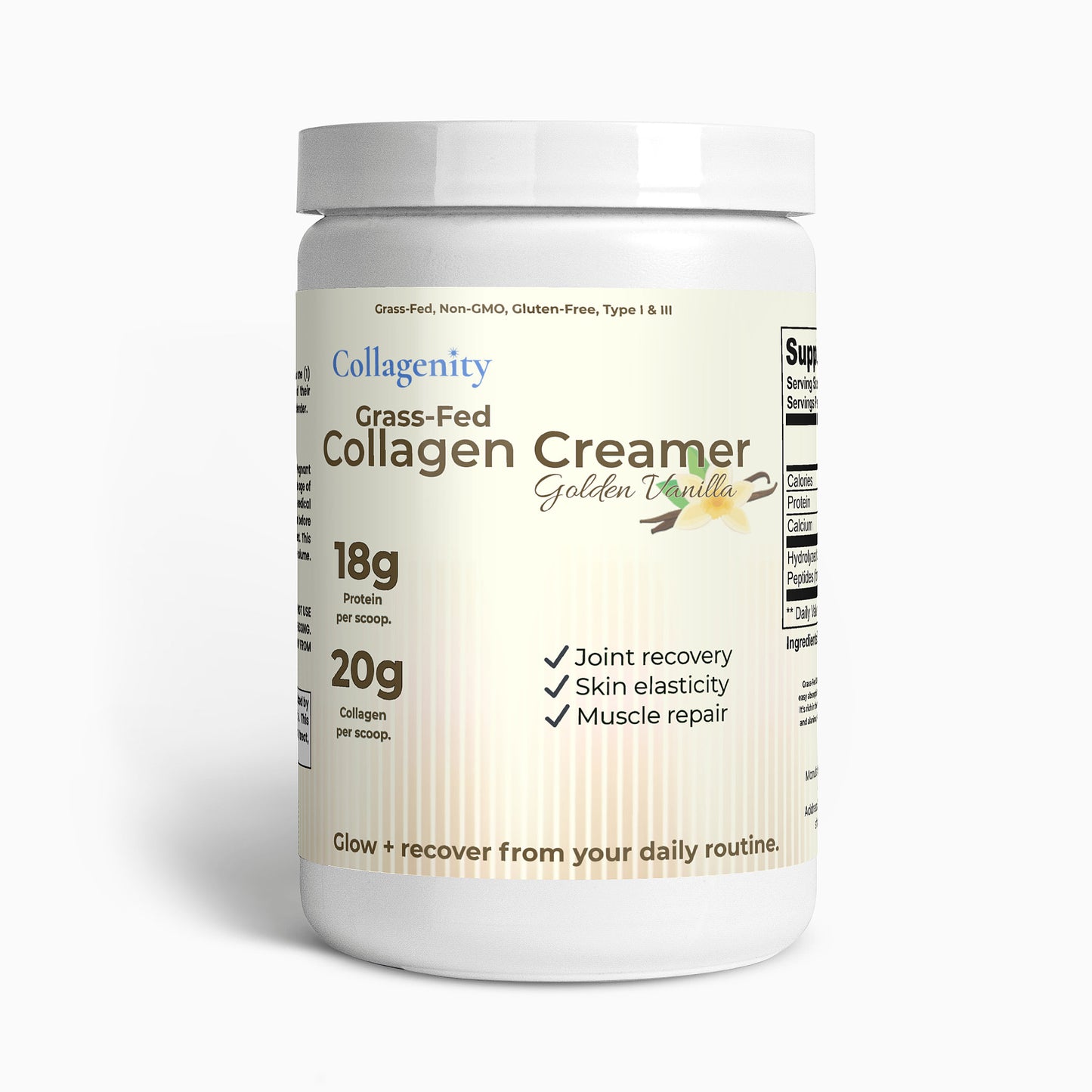Grass-Fed Collagen Creamer (Vanilla)