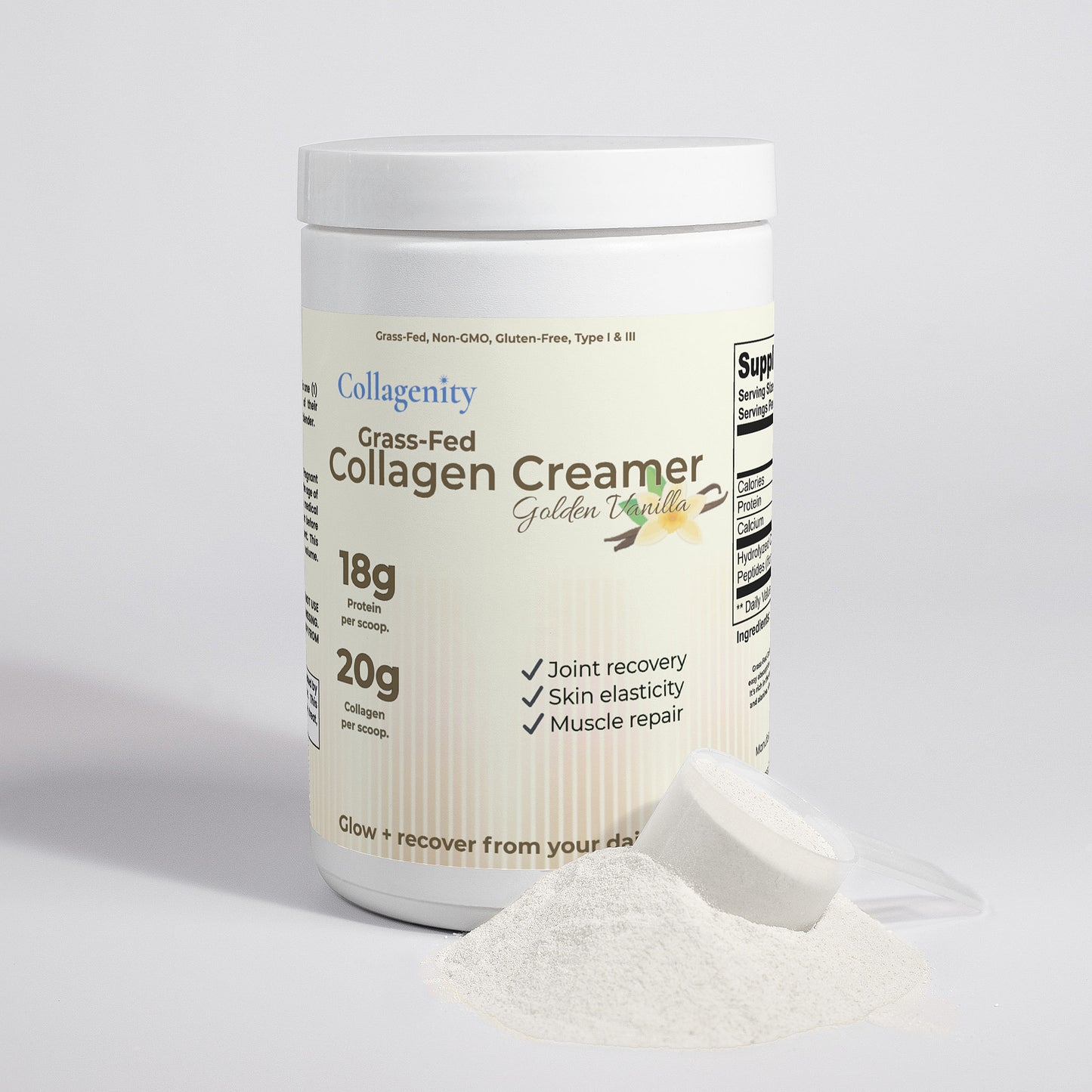 Grass-Fed Collagen Creamer (Vanilla)