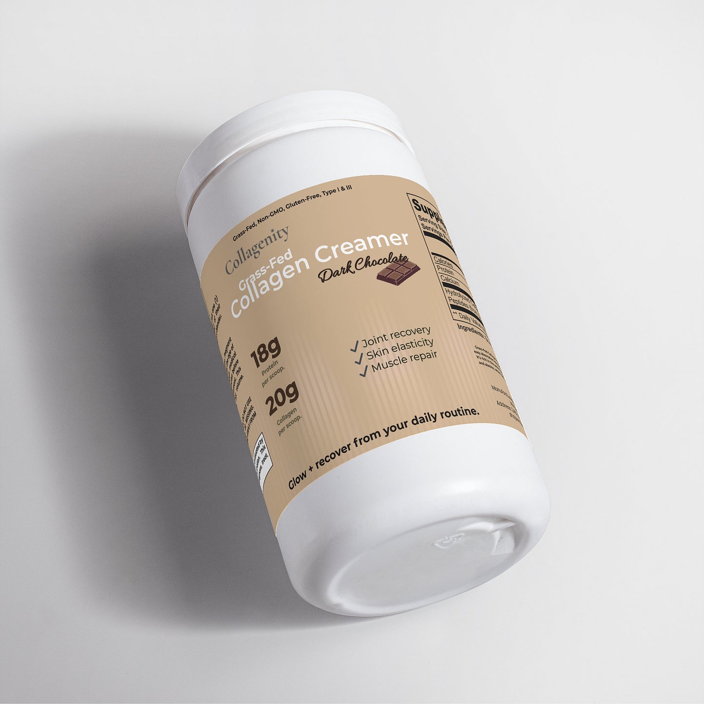 Grass-Fed Collagen Peptides Powder (Chocolate)